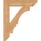 Ekena Millwork Balboa Slat Smooth Bracket, Western Red Cedar, 3 1/2"W x 20"D x 24"H BKT04X20X24BOA06SWR - alternate 2